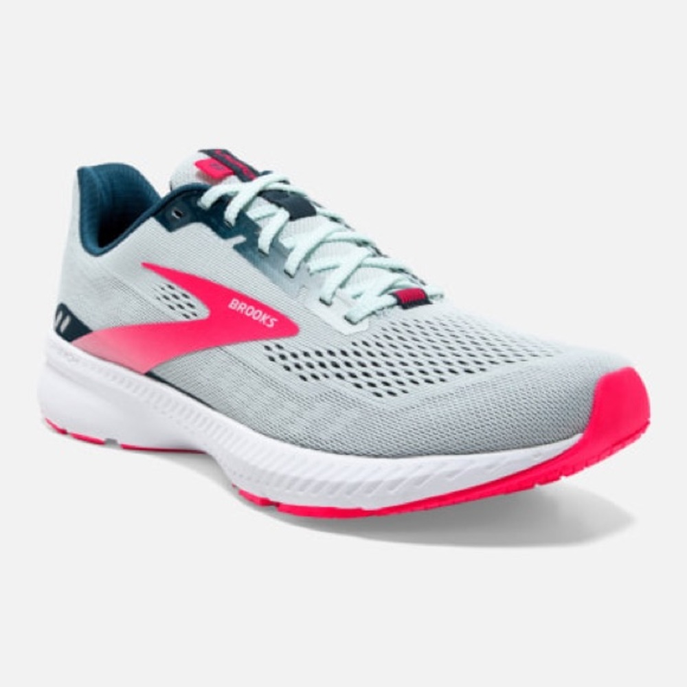 Brooks Women's Grey & Pink Running Shoe